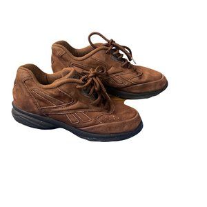 Reeboks brown suede athletic shoes for men
